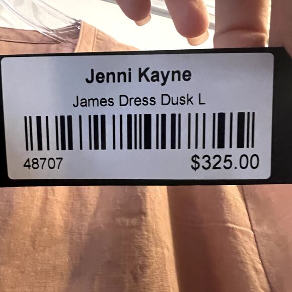 Jenni Kayne James midi Dress Dusk Rose size L cotton linen - Picture 6 of 8